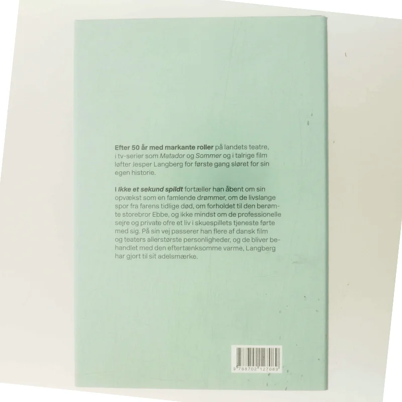 Ikke et sekund spildt af Jesper Langberg (Bog)