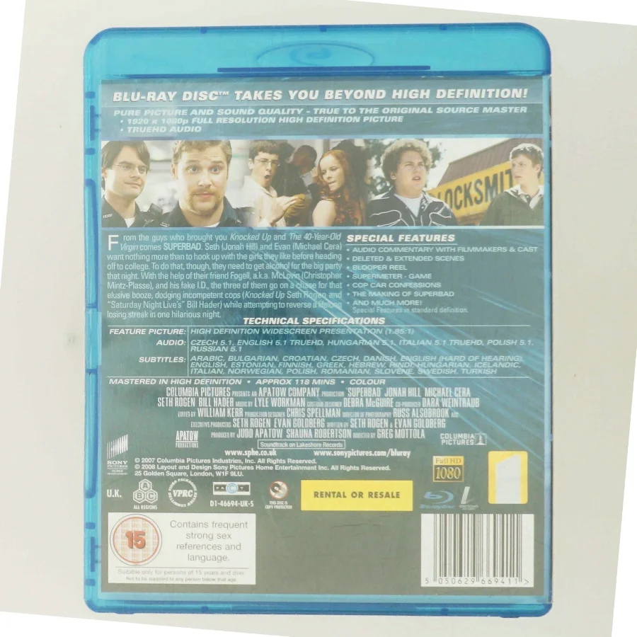 Superbad med Jonah Hill (DVD)