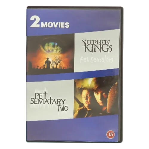 Pet Sematary / Pet Sematary Two (2 Movies) med Edward Furlong (DVD)