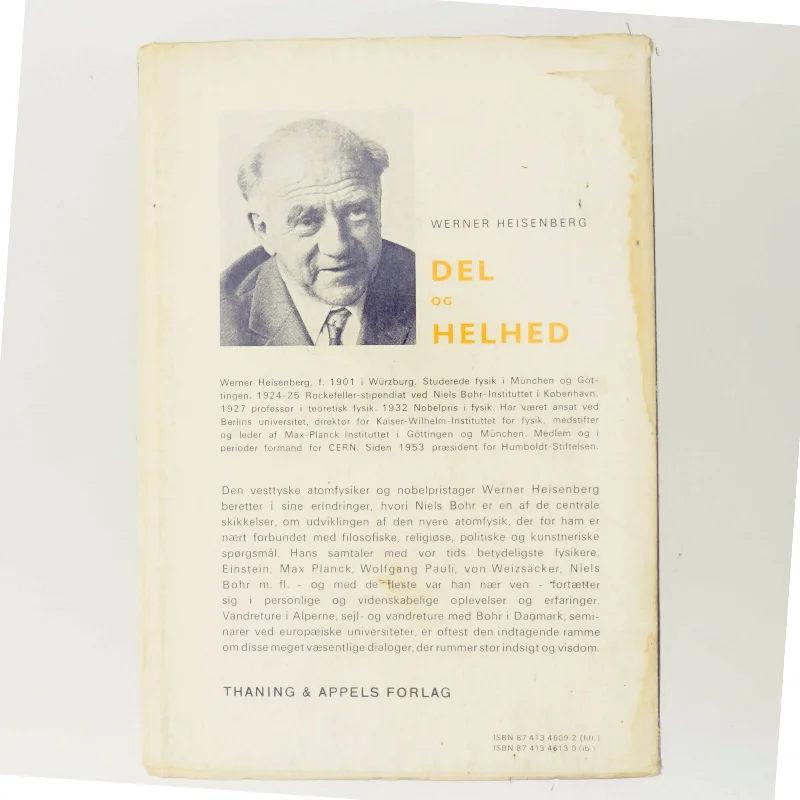 Del og Helhed af Werner Heisenberg (Bog)