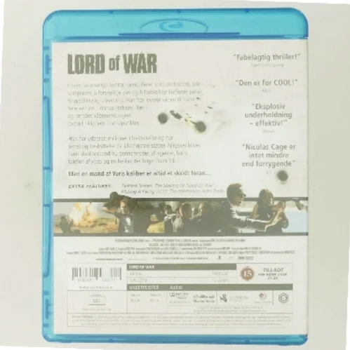 Lord of War med Nicolas Cage (DVD)