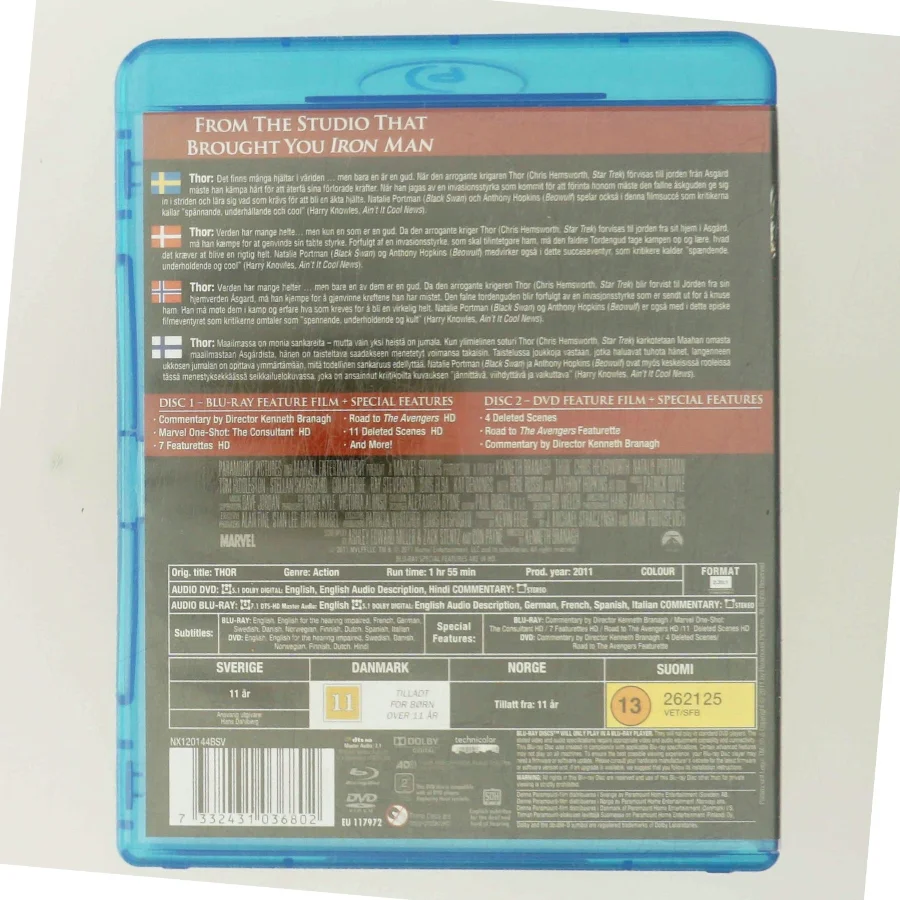 Thor med Chris Hemsworth (DVD)
