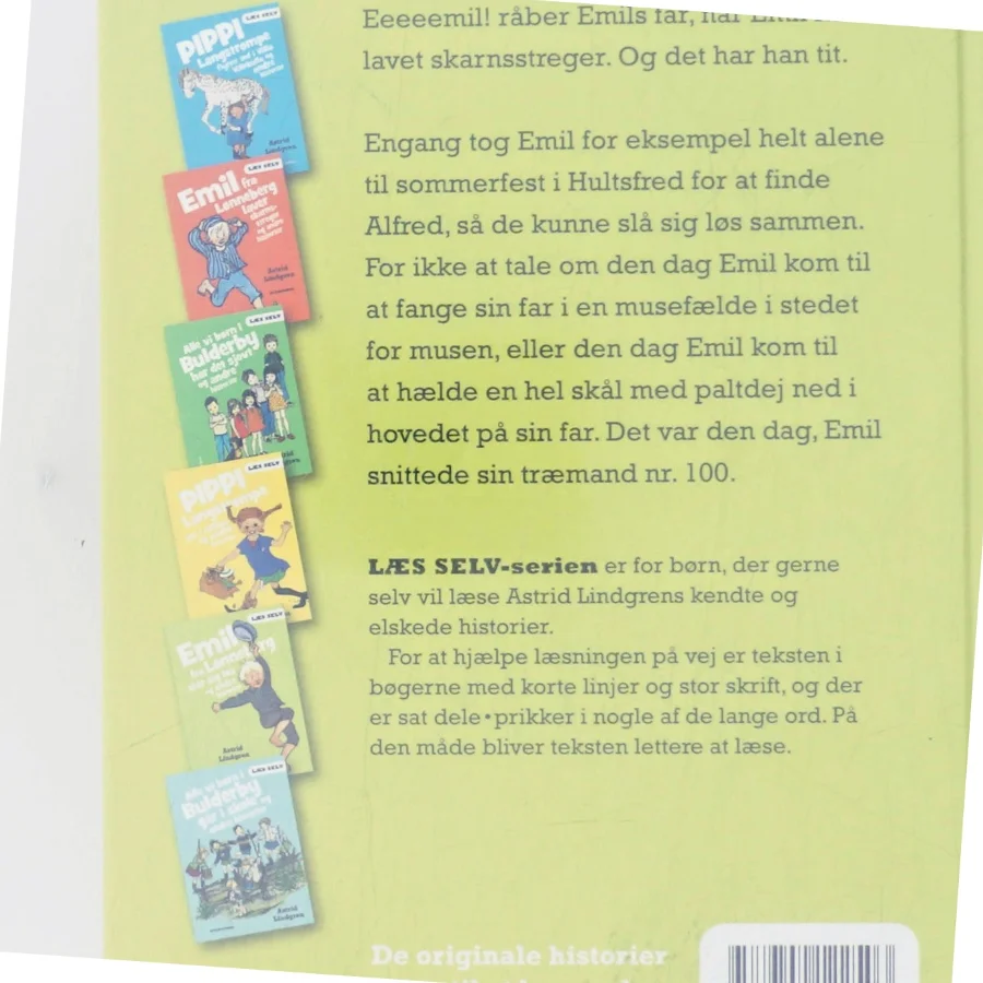 Emil fra Lønneberg slår sig løs og andre historier af Astrid Lindgren (Bog)