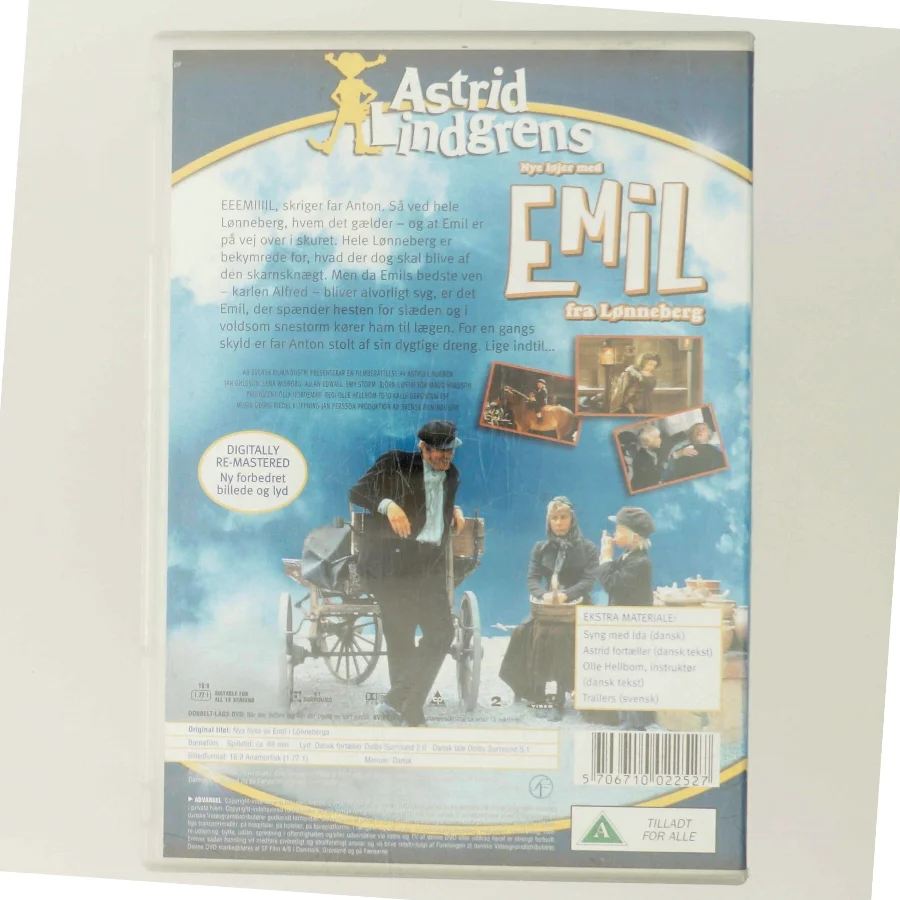 Emil fra Lønneberg med Astrid Lindgren (DVD)