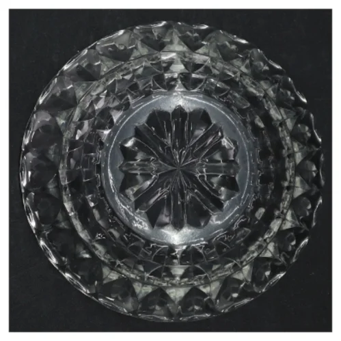 Krystalskål (str. Ø. 13 cm. h. 5,5 cm)