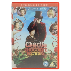 Charlie & The Chocolate Factory med Johnny Depp (DVD)