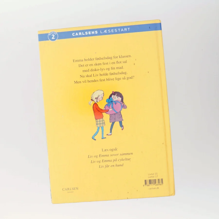 Liv og Emma holder fødselsdag af Line Kyed Knudsen (Bog)