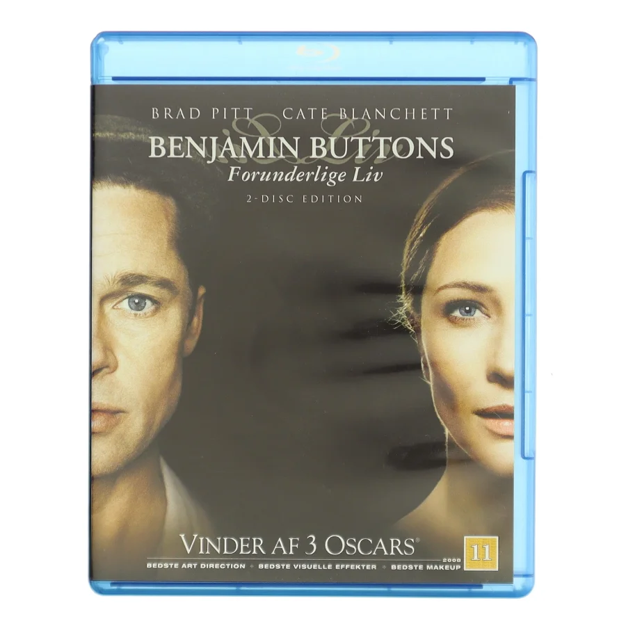 Benjamin Buttons Forunderlige Liv med Brad Pitt (DVD)