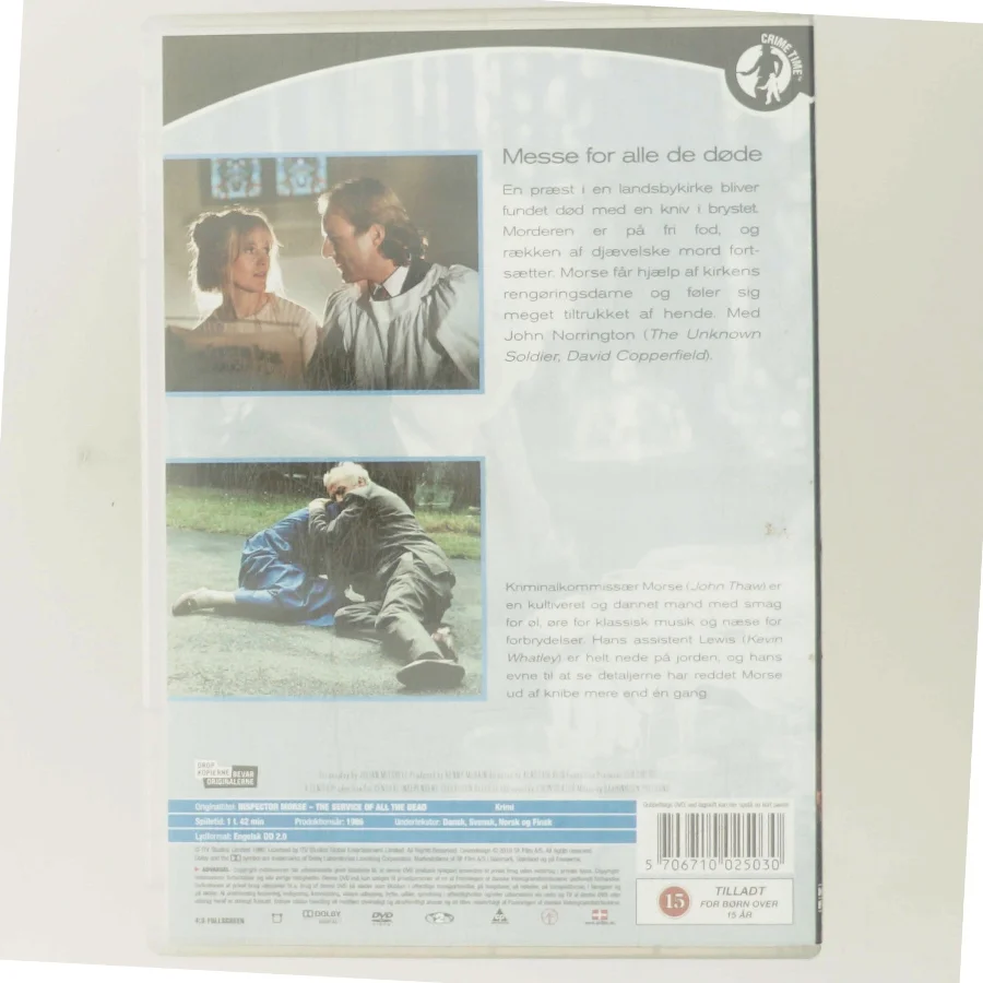 Inspector Morse: Messe for alle de døde med John Thaw (DVD)