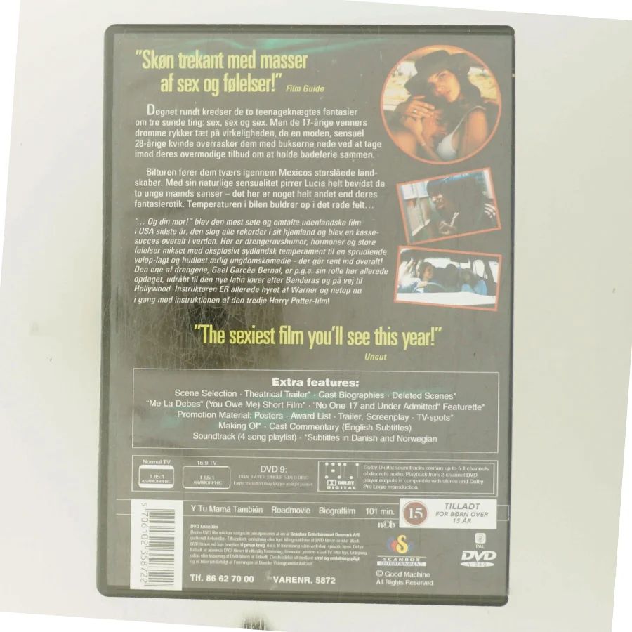 ... Og din mor med Maribel Verdú (DVD)