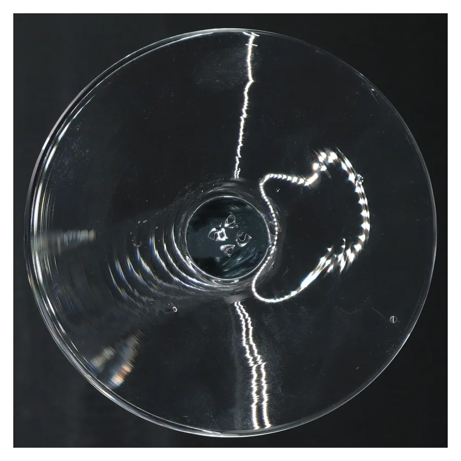 Glas lysestage (str. 31,5 cm)