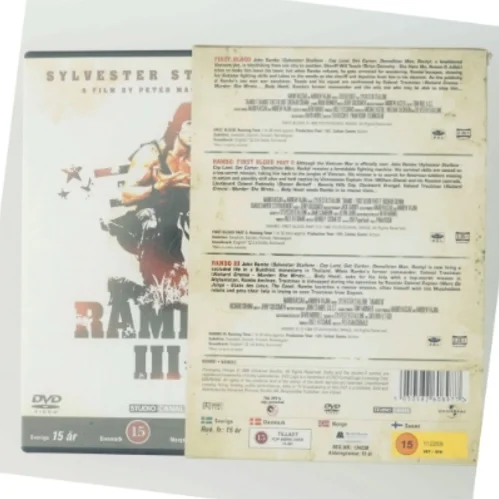 Rambo Trilogy (-) med Sylvester Stallone (DVD)