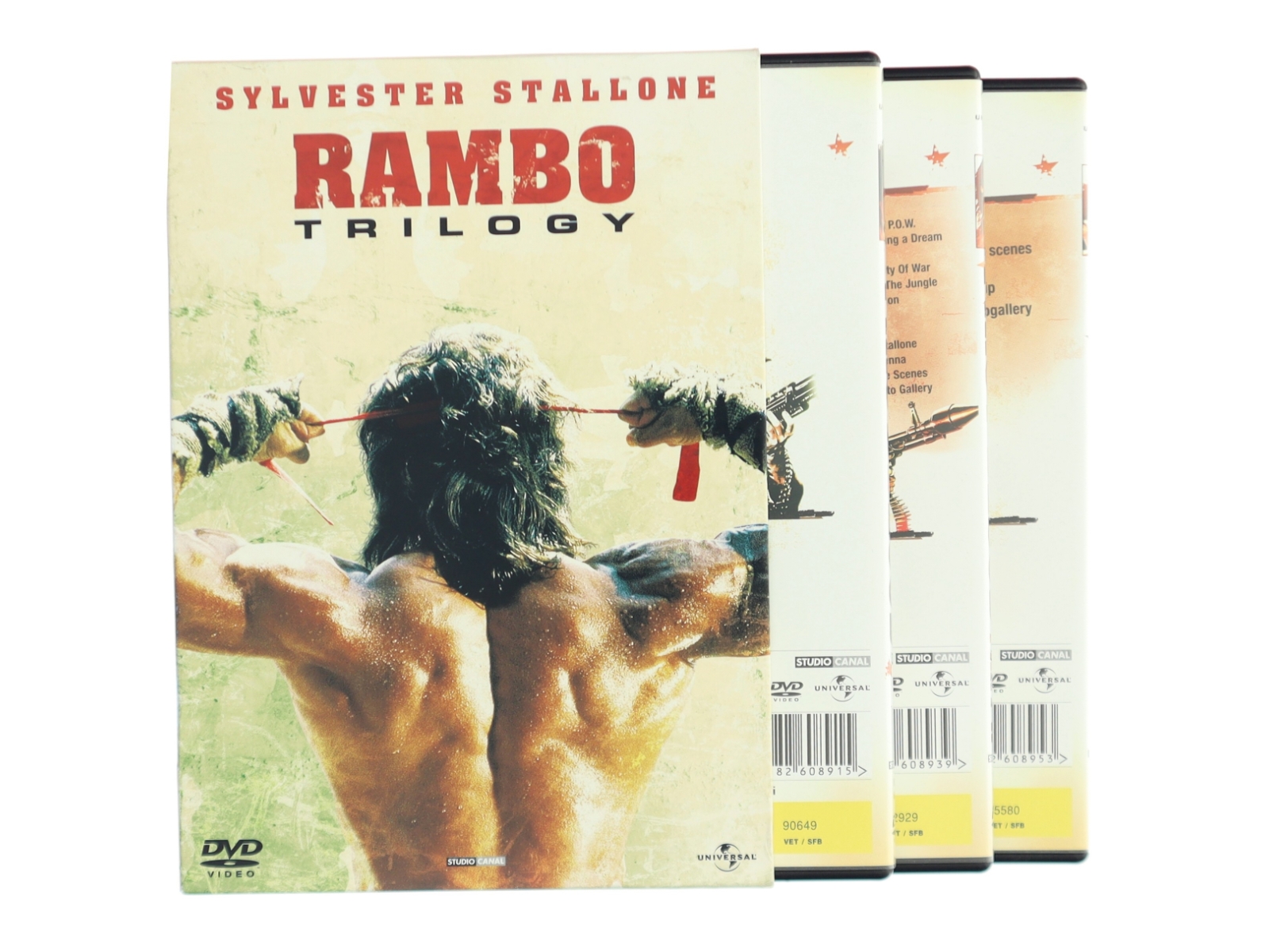 Rambo Trilogy (-) med Sylvester Stallone (DVD)