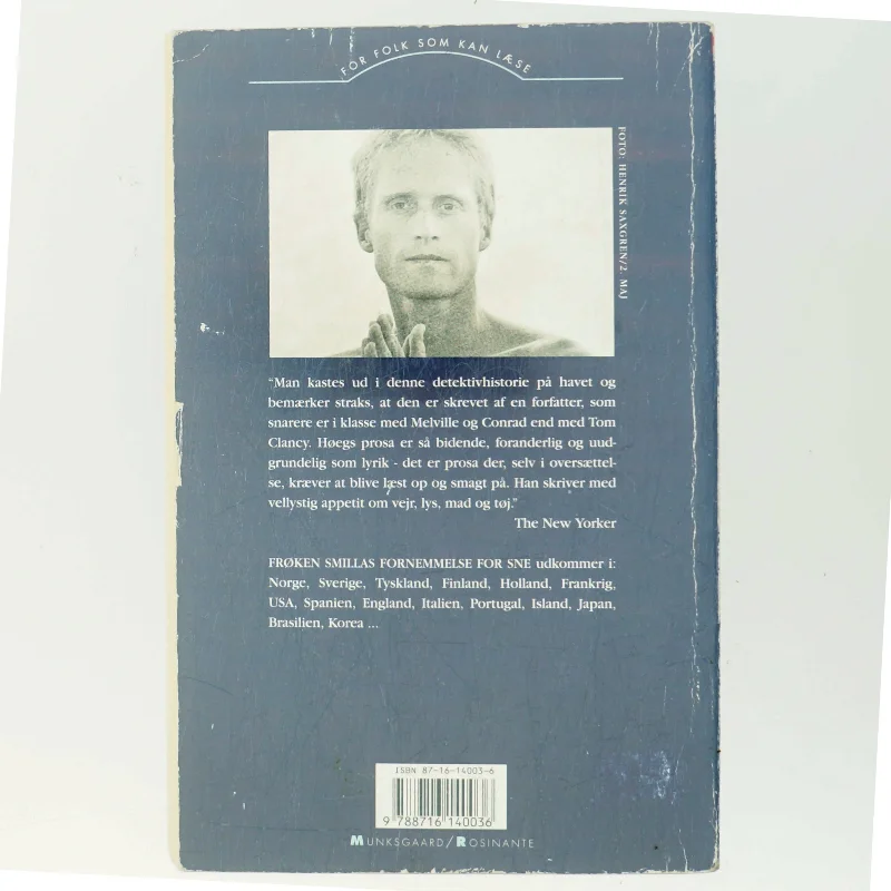 Frøken Smillas fornemmelse for sne (Bog)