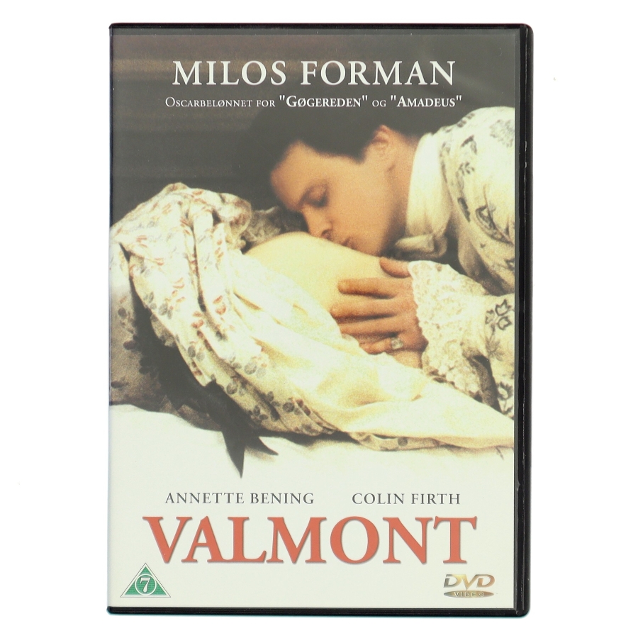 Valmont af Milos Forman med Annette Bening (DVD)