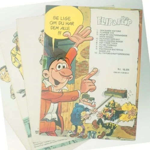 4 tegneserier bl.a. Agent 327: Wu Manchus øjne (Bog)