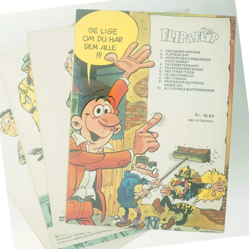 4 tegneserier bl.a. Agent 327: Wu Manchus øjne (Bog)