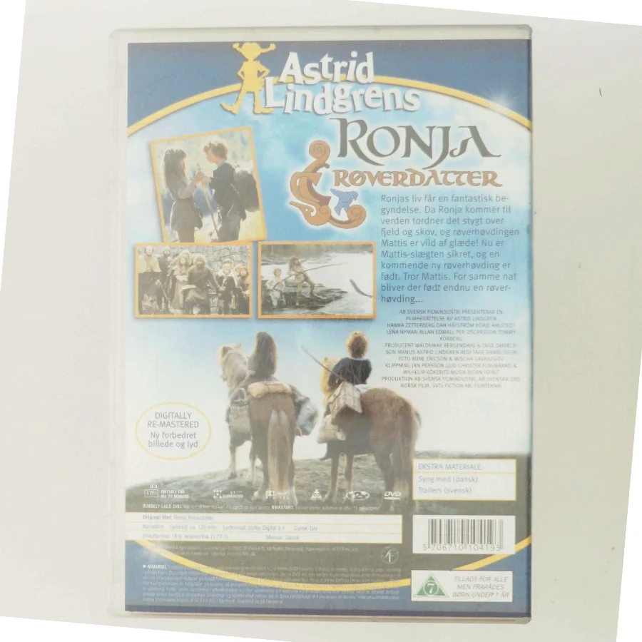 Ronja Røverdatter med Medvirkende skuespillere er uklare (DVD)