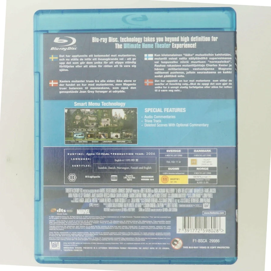 X-Men: The Last Stand med Hugh Jackman (DVD)