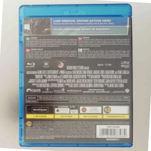 Unknown med Liam Neeson (DVD)