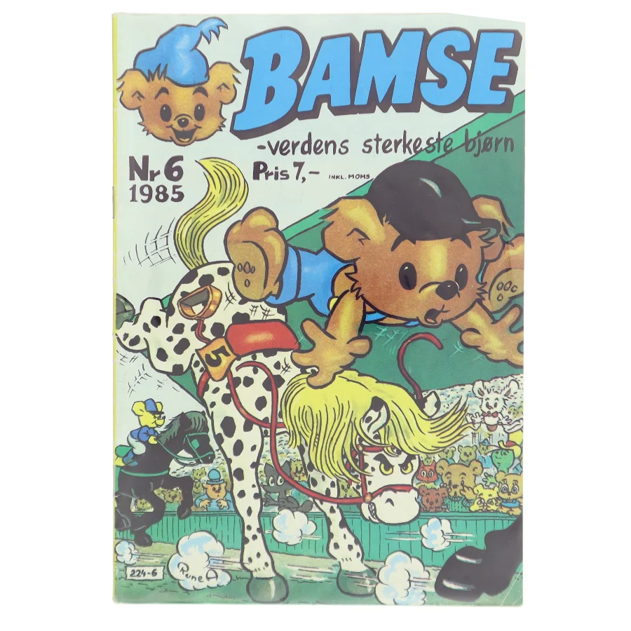 Bamse tegneseriehæfte nr. 6 1985 fra Bamse af Rune Andréasson (Bog)