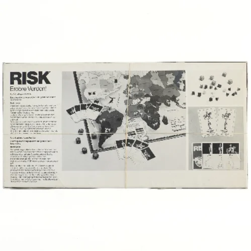 Risk Erobre Verden brætspil fra Parker (str. 26,5x51 cm)