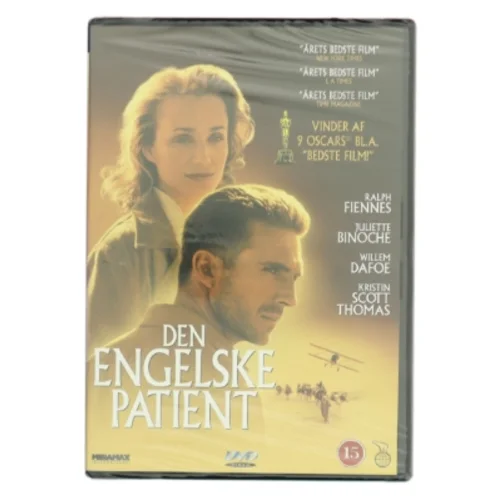 DEN ENGELSKE PATIENT med Ralph Fiennes (DVD)