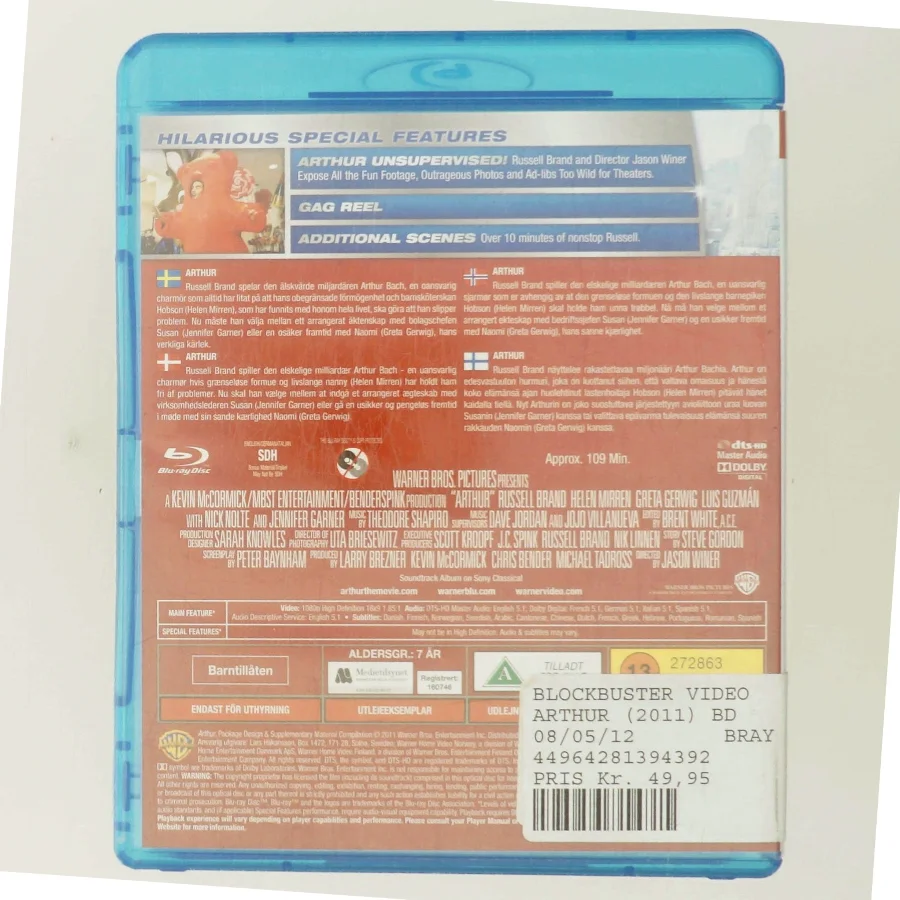 Arthur med Russell Brand (DVD)