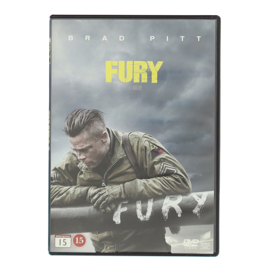 Fury med Brad Pitt (DVD)