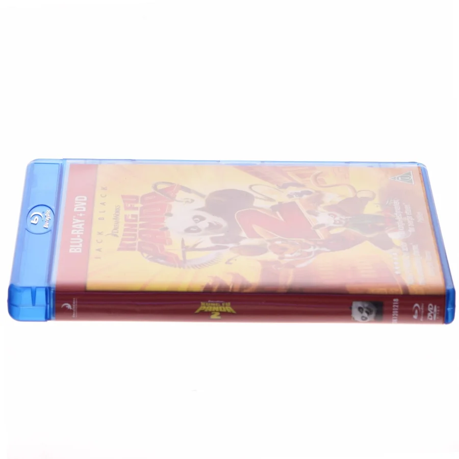 Kung Fu Panda 2 (Blu-ray + DVD, 2-disc combo pack) med Jack Black (stemme på original lyd, angivet på forsiden) (DVD)