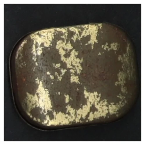 Vintage pastilleskrin (str. 8 cm. og. 4 cm. og. 4 cm)