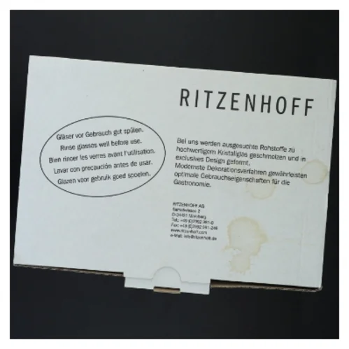 Ritzenhoff krystal ølglas fra Ritzenhoff (str. 13,5 x 8 cm)