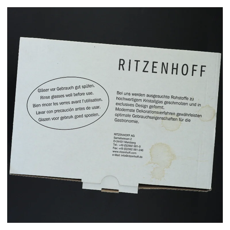 Ritzenhoff krystal ølglas fra Ritzenhoff (str. 13,5 x 8 cm)