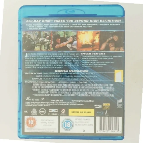 Rambo med Sylvester Stallone (DVD)