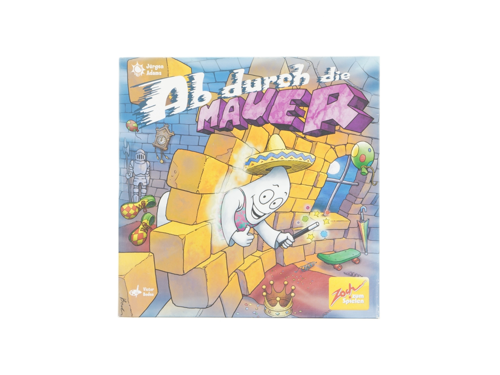 Durch die Mauer brætspil fra Zoch Verlag (str. 30 x 30 x 7 cm)