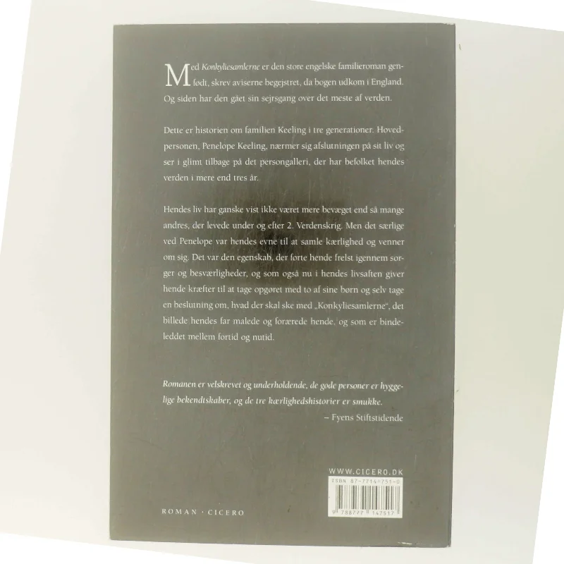 Konkyliesamlerne af Rosamunde Pilcher (Bog)