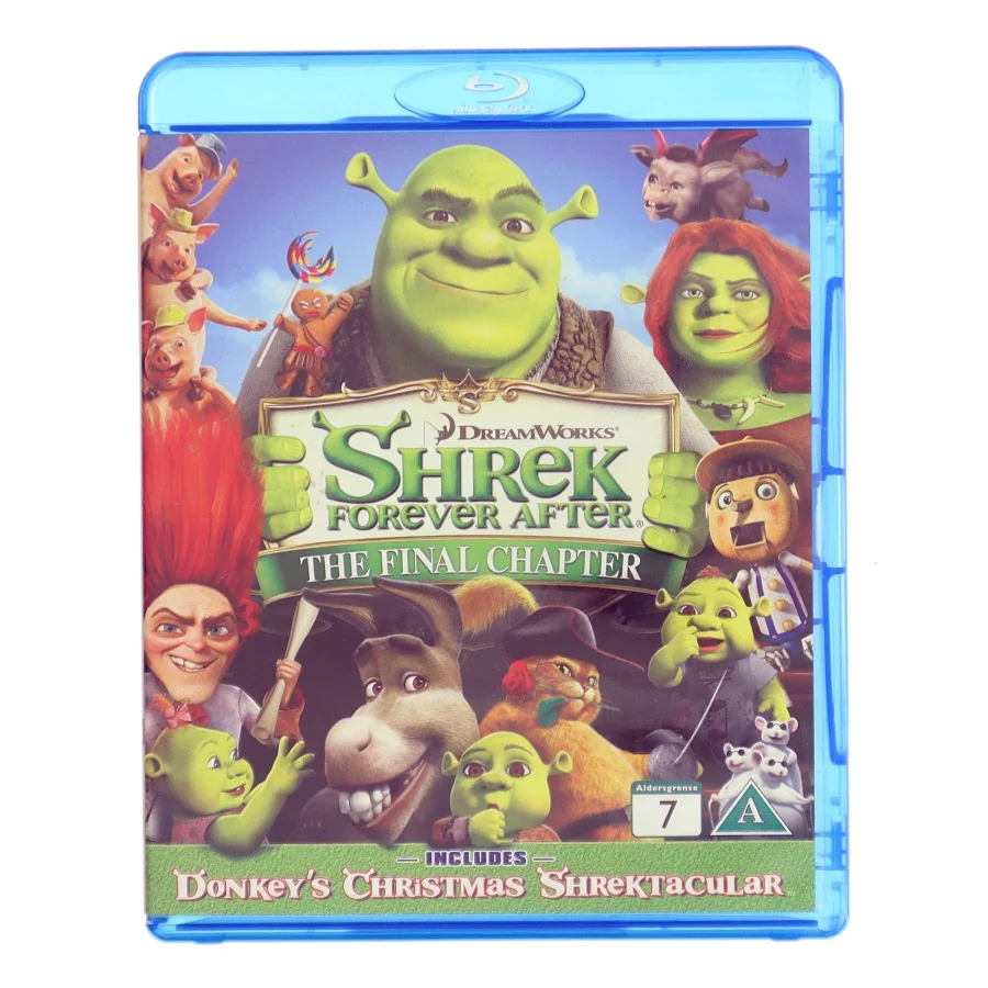 Shrek Forever After – The Final Chapter med Stemme-cast med kendte skuespillere fra Shrek-serien (engelsk voice cast) (DVD)
