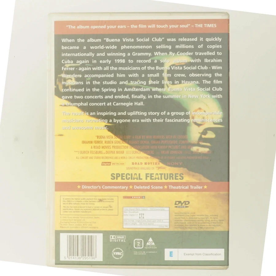 Buena Vista Social Club med Ry Cooder (DVD)