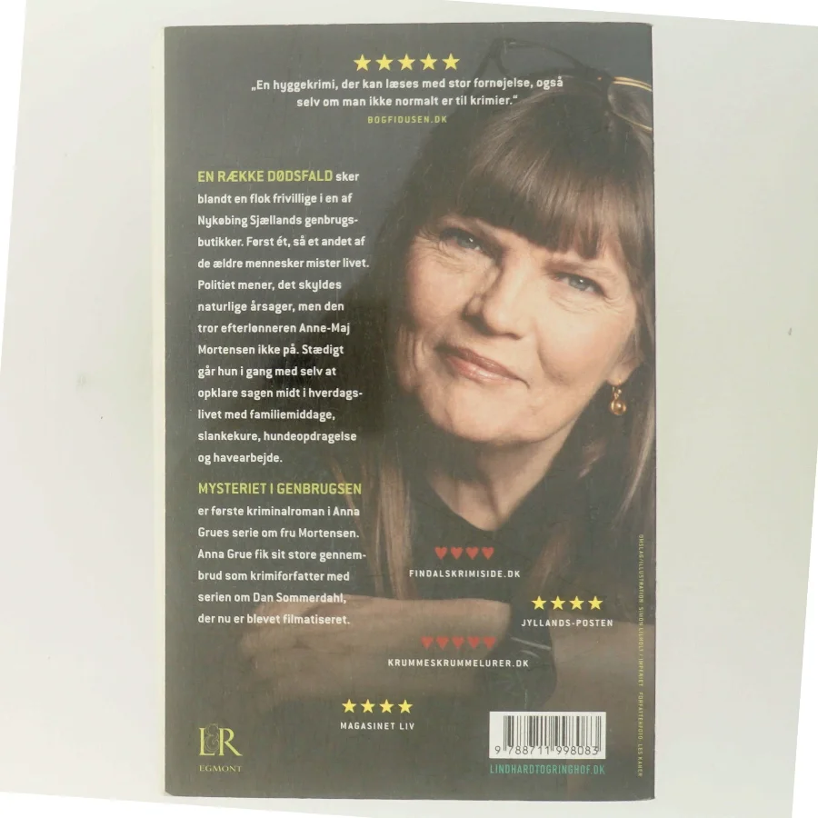 Mysteriet i Genbrugsen : kriminalroman af Anna Grue (Bog)