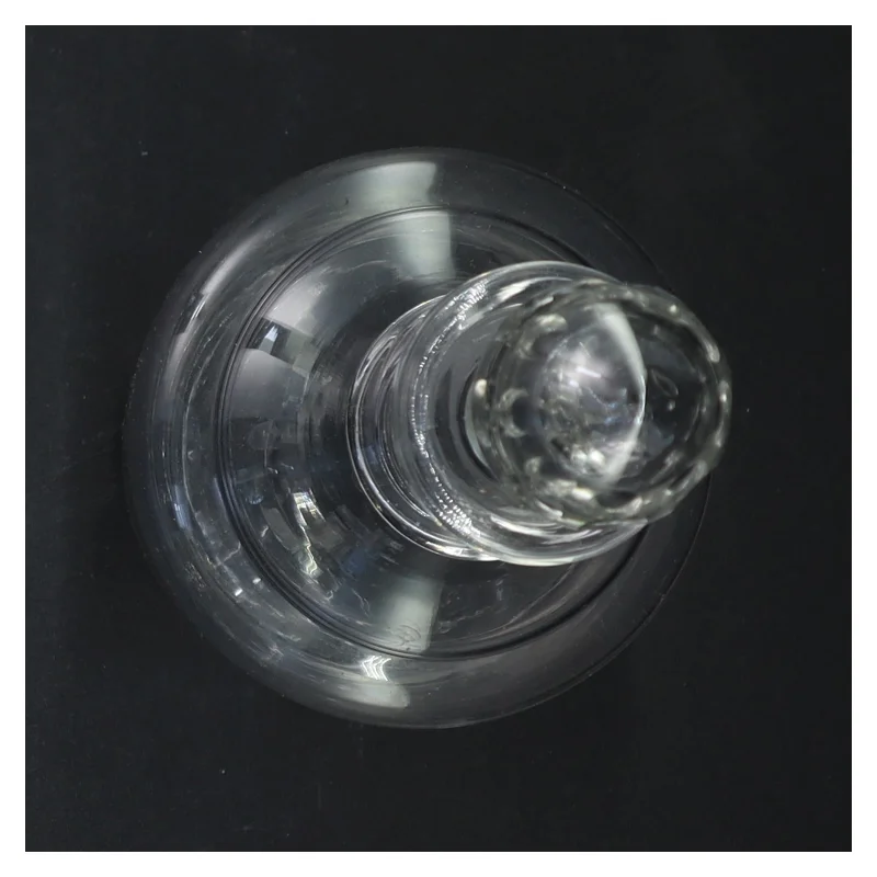 Glasdekoration med prop (str. 26 x 9 cm)