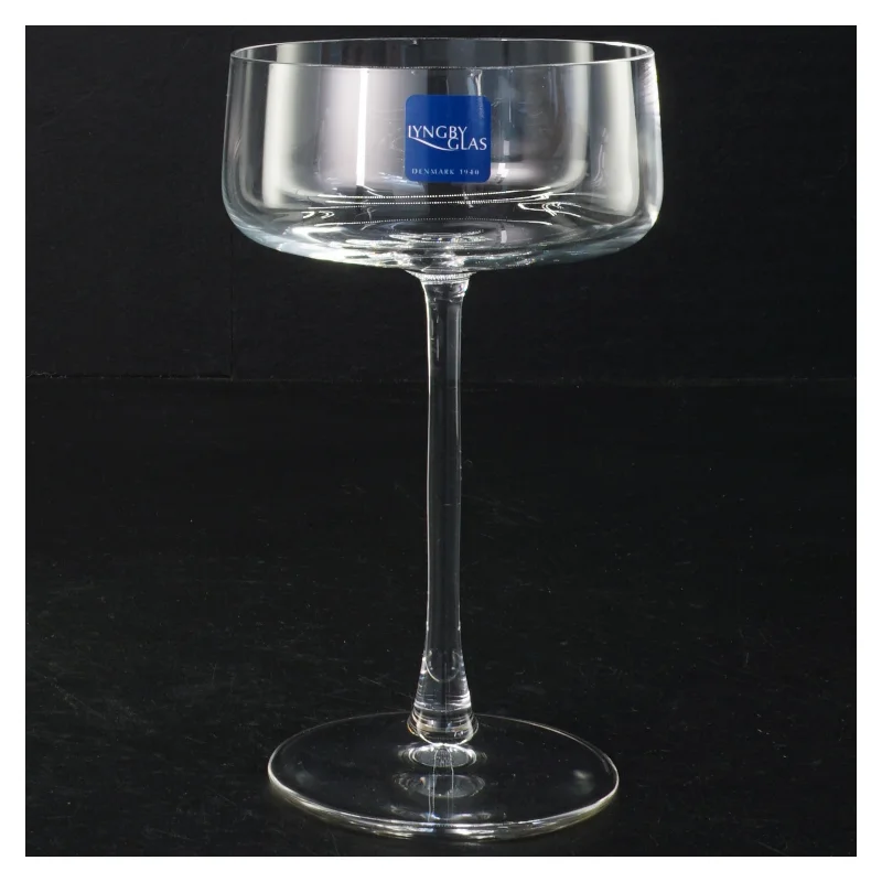 Champagneskåle fra Lyngby glas (str. 16 x ø 9 cm)