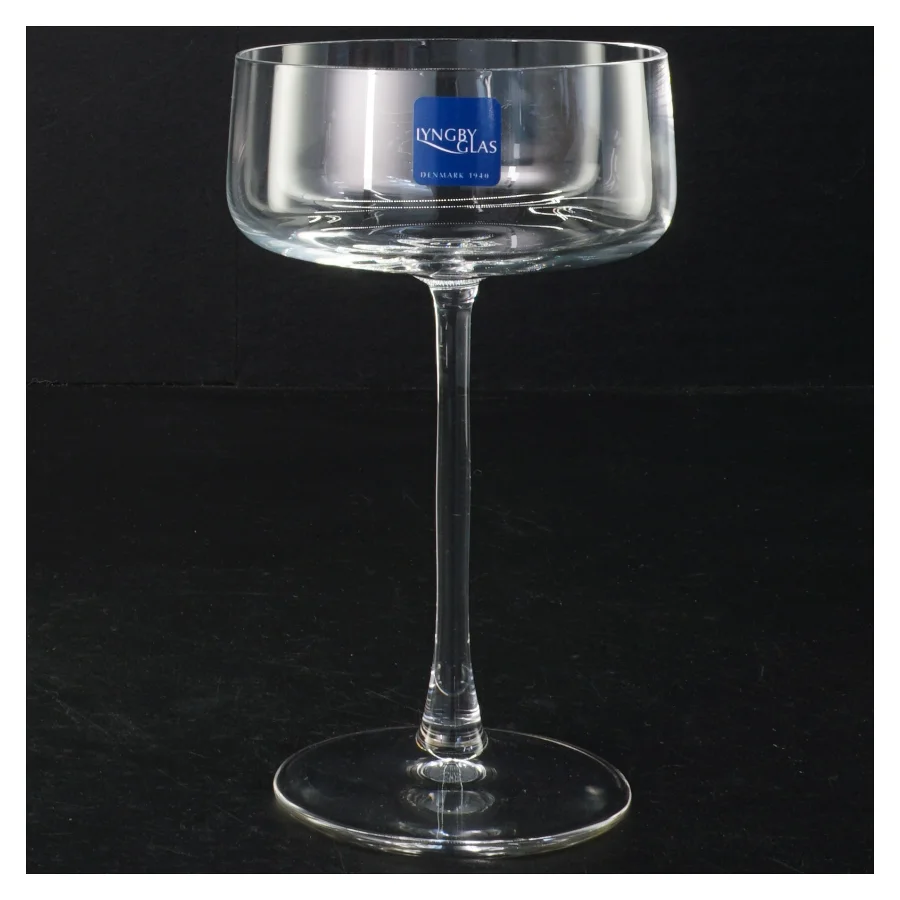 Champagneskåle fra Lyngby glas (str. 16 x ø 9 cm)