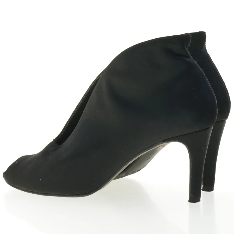 Sorte ankelstøvler med hæl fra Billi Bi (str. 37)