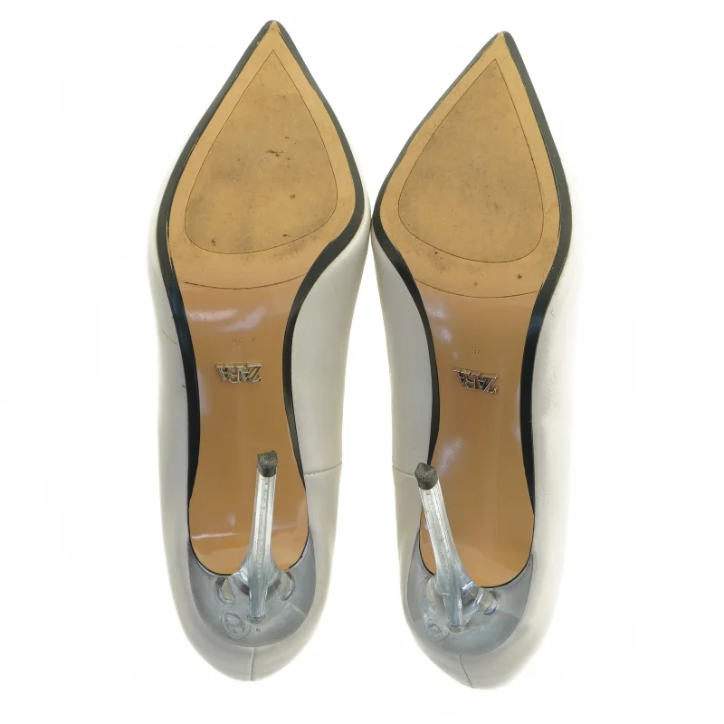 Hvide stiletter fra Zara (str. 36)