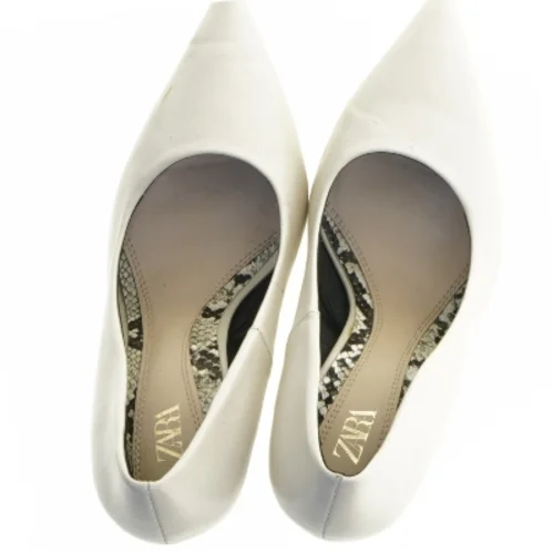 Hvide stiletter fra Zara (str. 36)