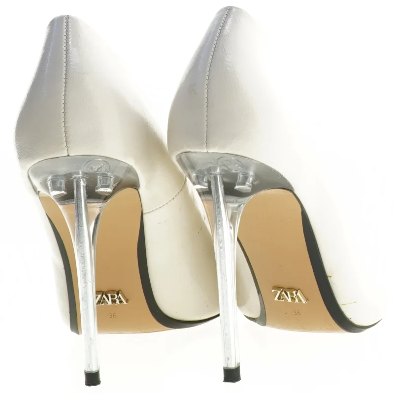 Hvide stiletter fra Zara (str. 36)
