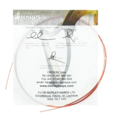 Harpe streng fra Morley (str. 14 x 14 cm)