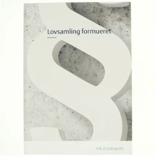 Lovsamling formueret (bog) fra Plesner