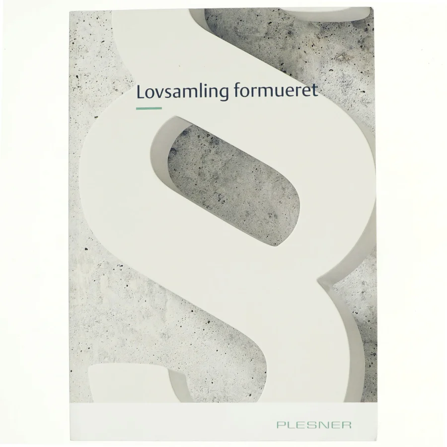 Lovsamling formueret (bog) fra Plesner