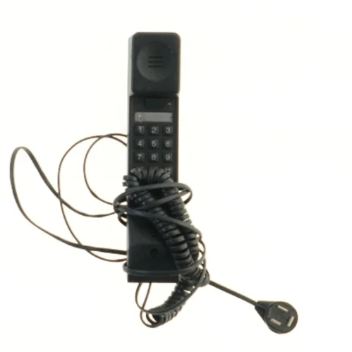 Vintage telefon med ledning (str. 21,5 cm)